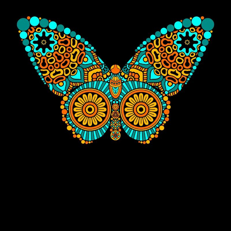 Farfalla Mandala Tatoo Tribale