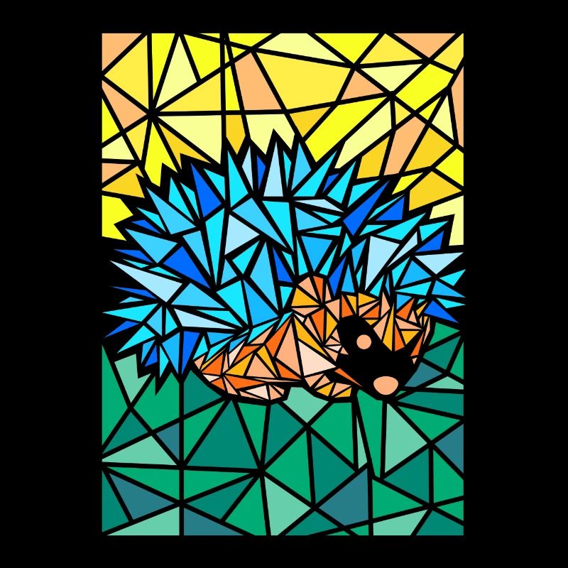 Igel Polygon Abstrakte Kunst