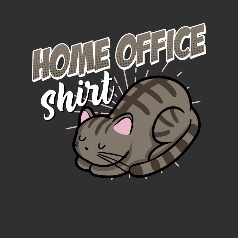 Chemise de bureau à domicile avec chaton chat chaton