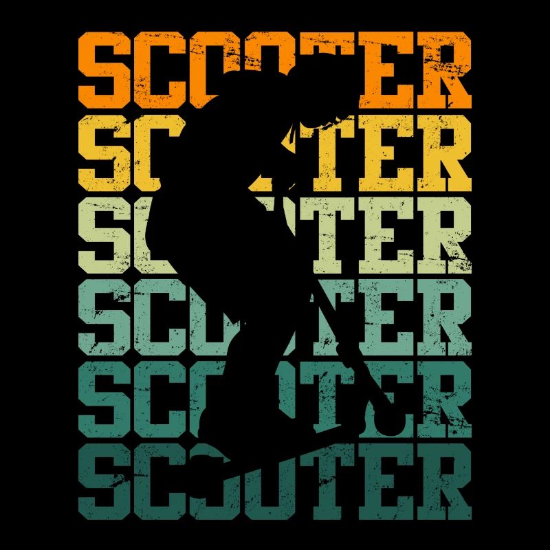 Scooter cadeau vintage roller skate skate park