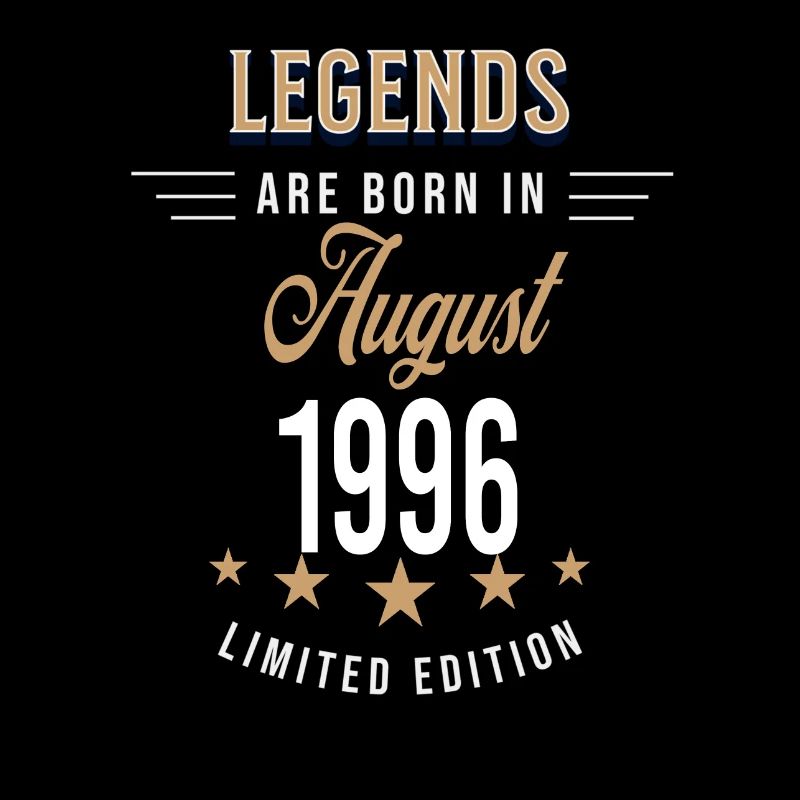 Legends are born in August 1996
