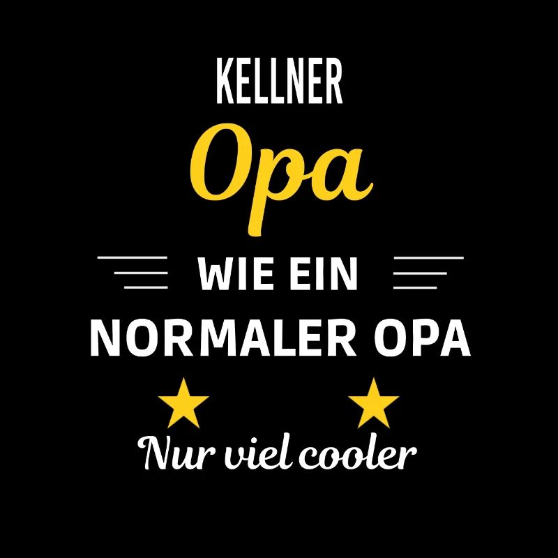 Opa wie ein normaler nur viel cooler Kellner