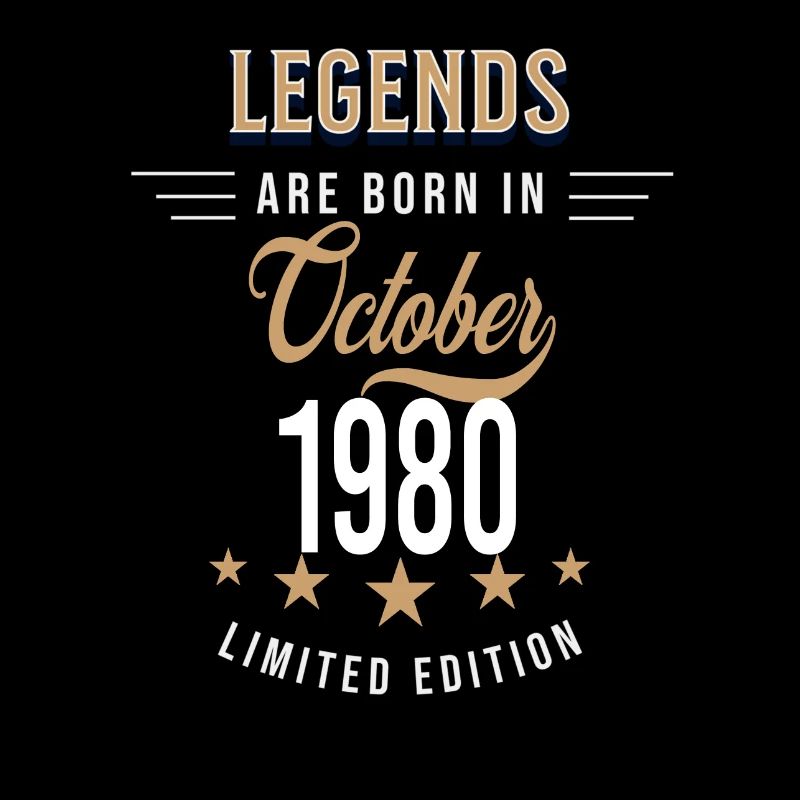Legends are born in October 1980