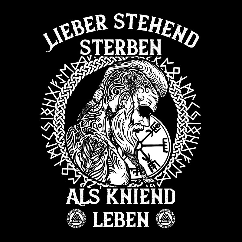 Ehre und Stolz Wikinger Spruch keltischen Knoten
