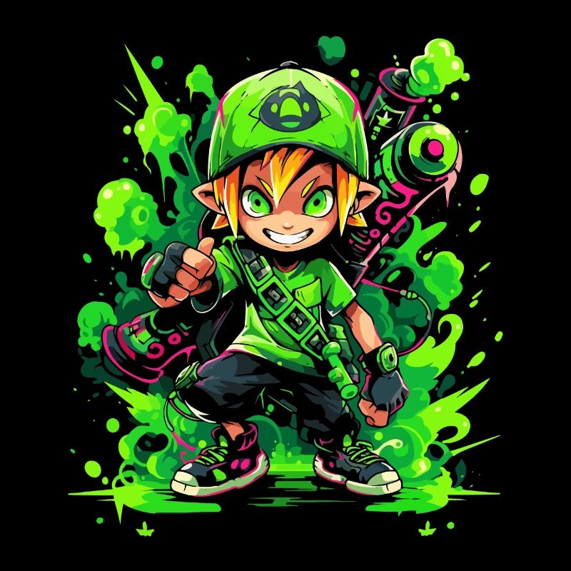Cooles Gaming-Design: Waldjunge eine wahre Legende