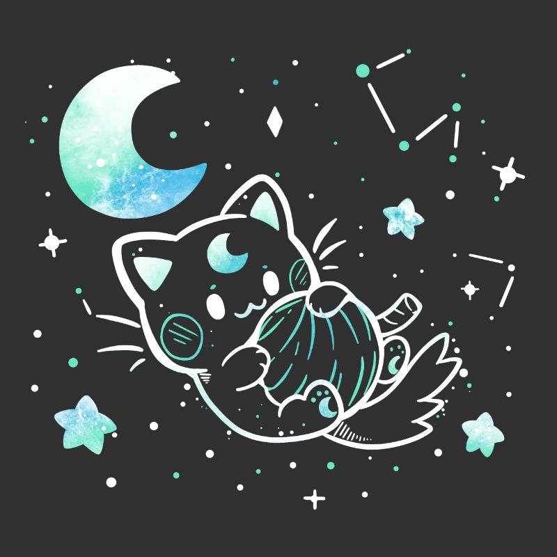 Le chat dans les étoiles