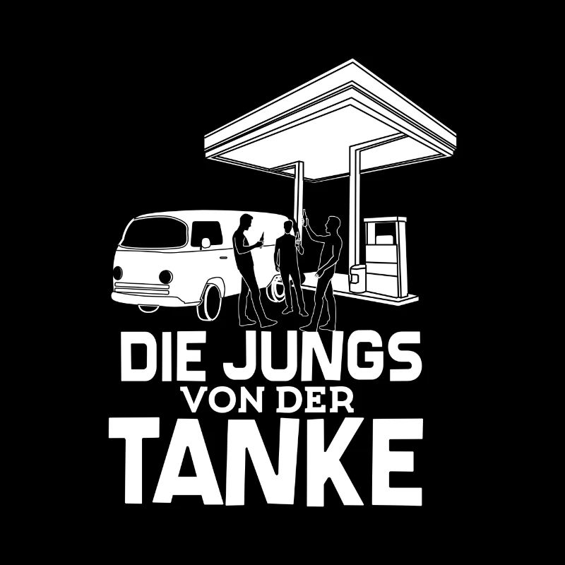 Die Jungs von der Tanke Geschenk lustig Spruch