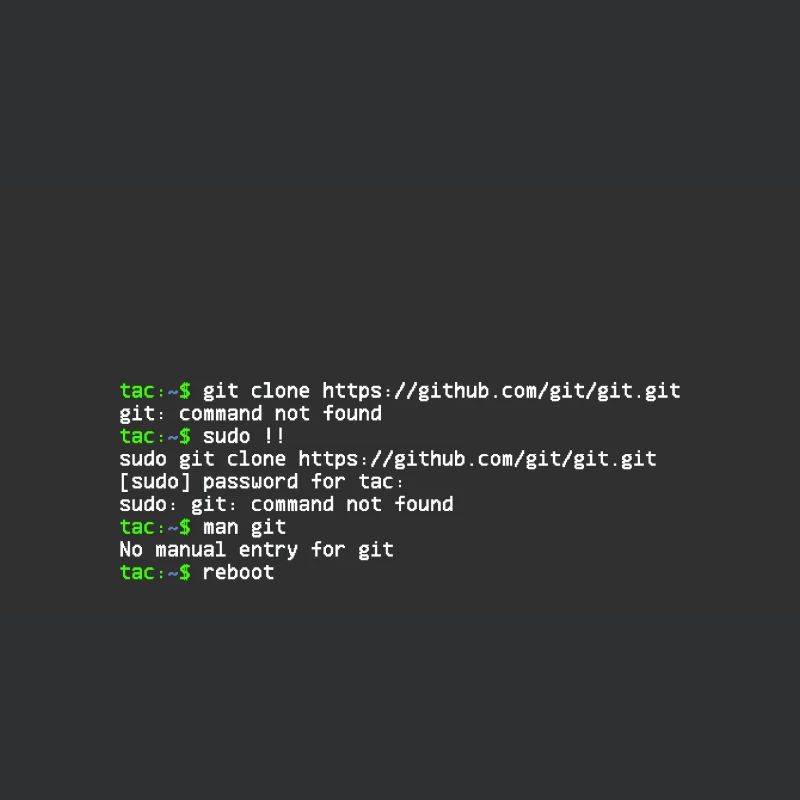 linux shell git clone