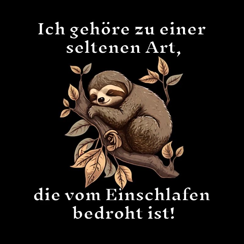 süßes Faultier schläft auf einem Baum Geschenkidee