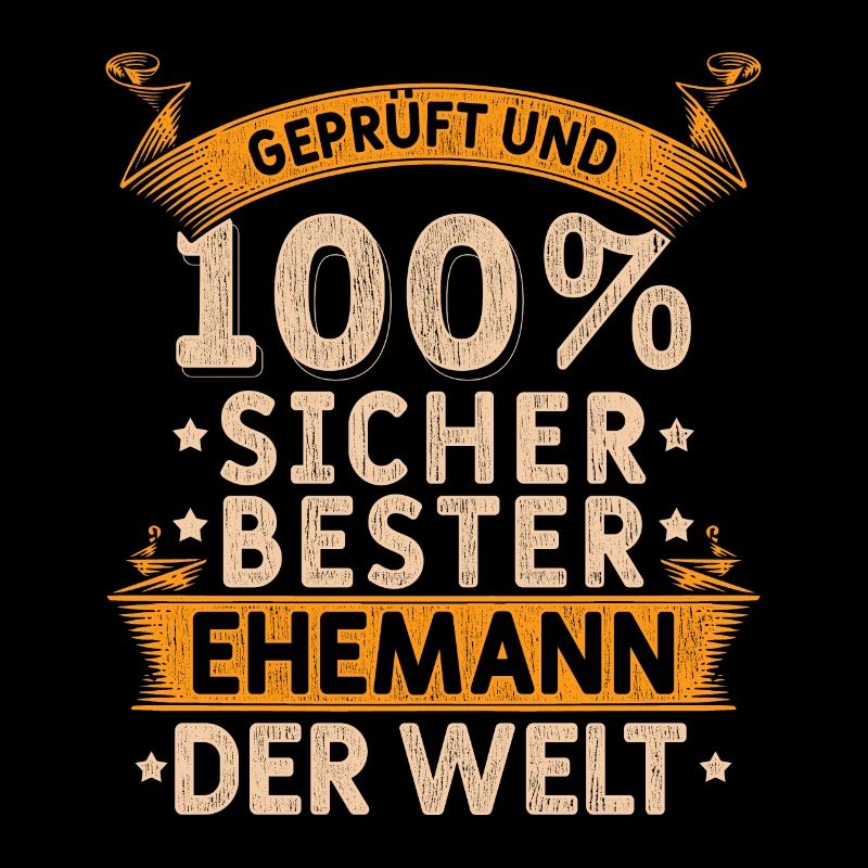 Vintage 100% Bester Ehemann Der Welt Geschenk Mann