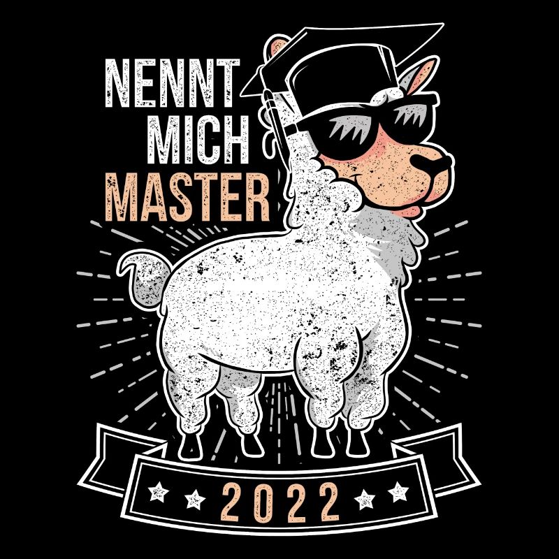 Vintage Nennt Mich Master Spruch Master Absolvent
