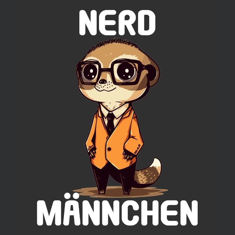 Nerdmännchen Junge Jungen Erdmännchen Nerdy Nerd