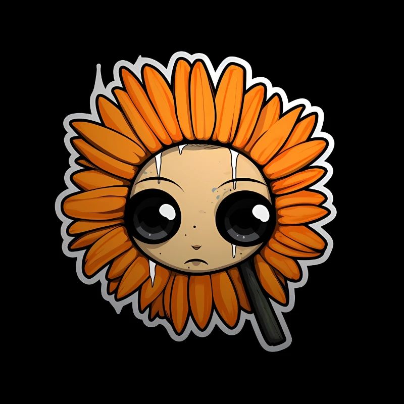 Eye: Orange Flower