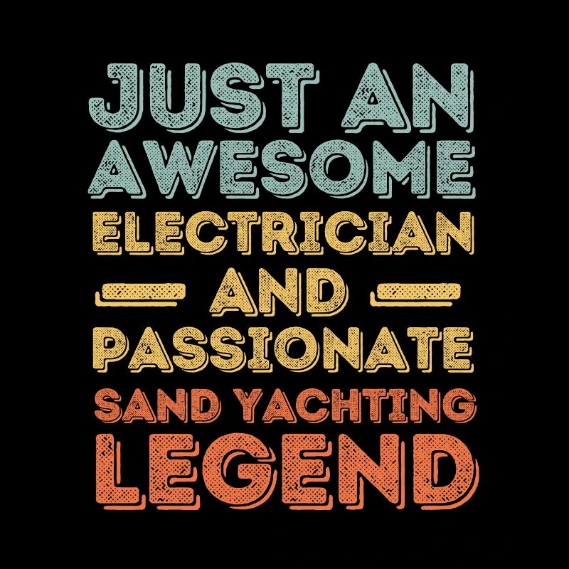 Electrician sand sails retro