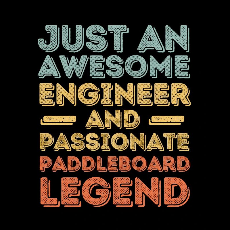 Engineer paddleboard retro