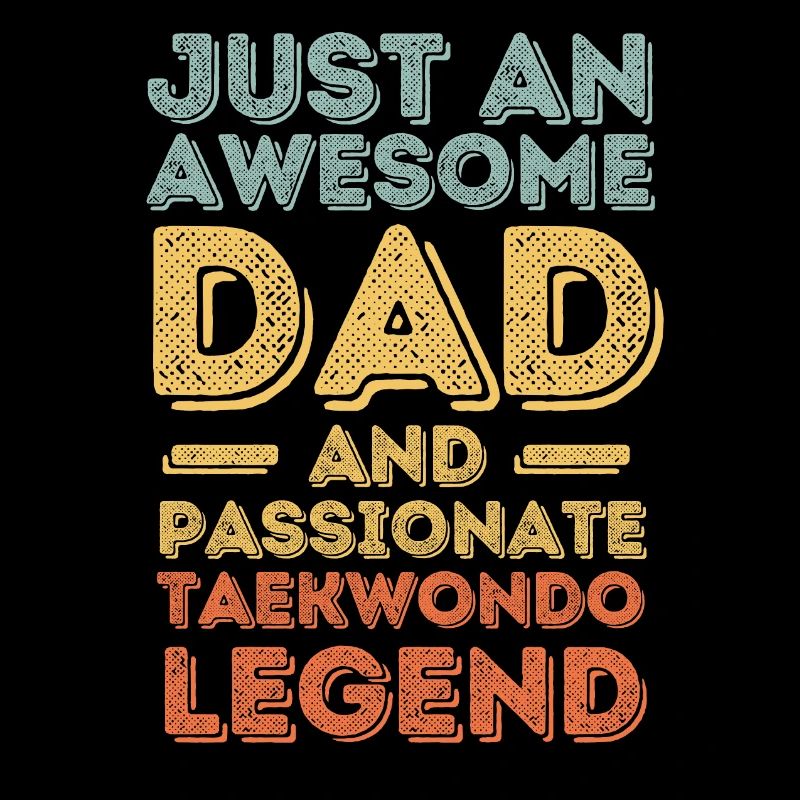 Dad Taekwondo retro