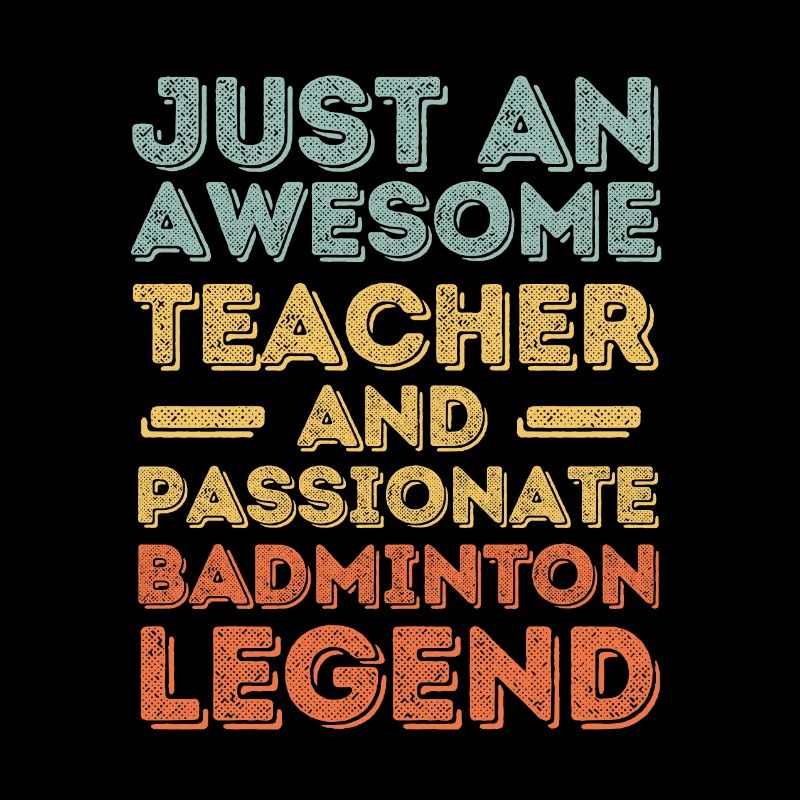 Professeur Badminton rétro