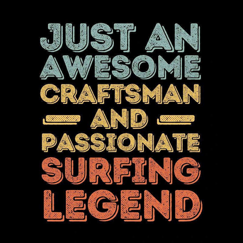 Handwerker Surfen retro