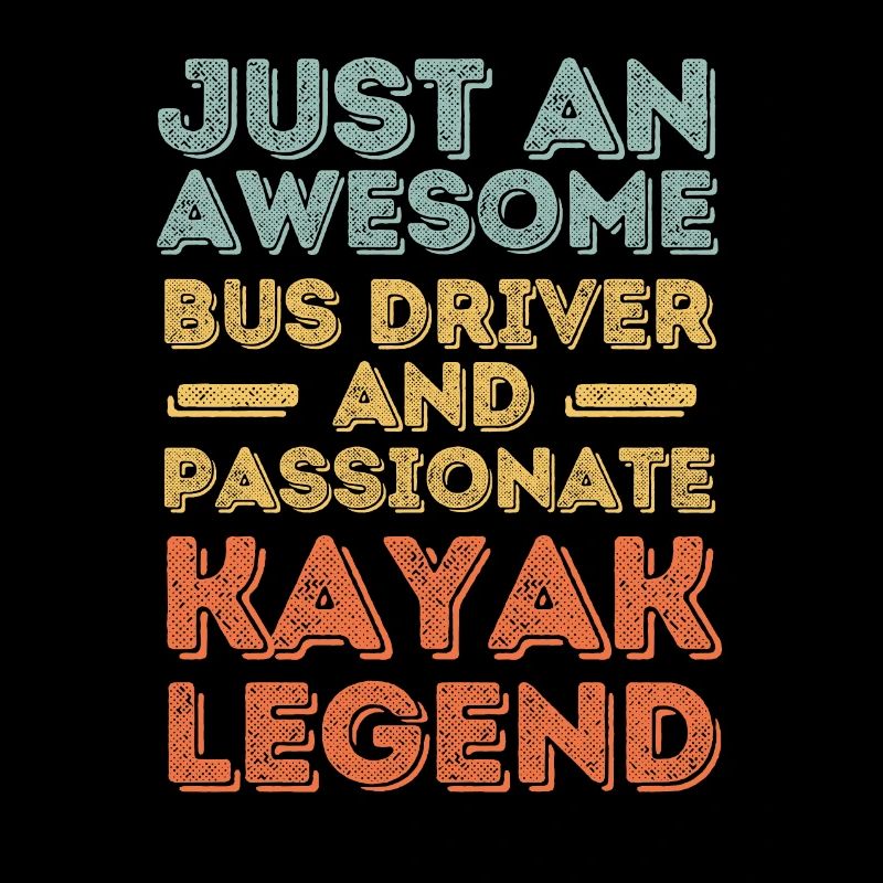 Busfahrer Kayak retro