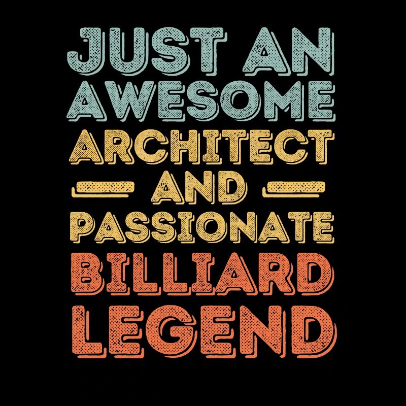 Architekt Billard retro