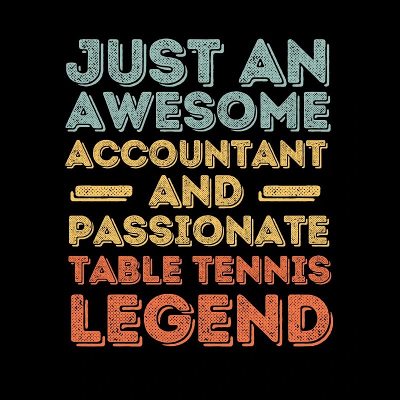Comptable tennis de table rétro