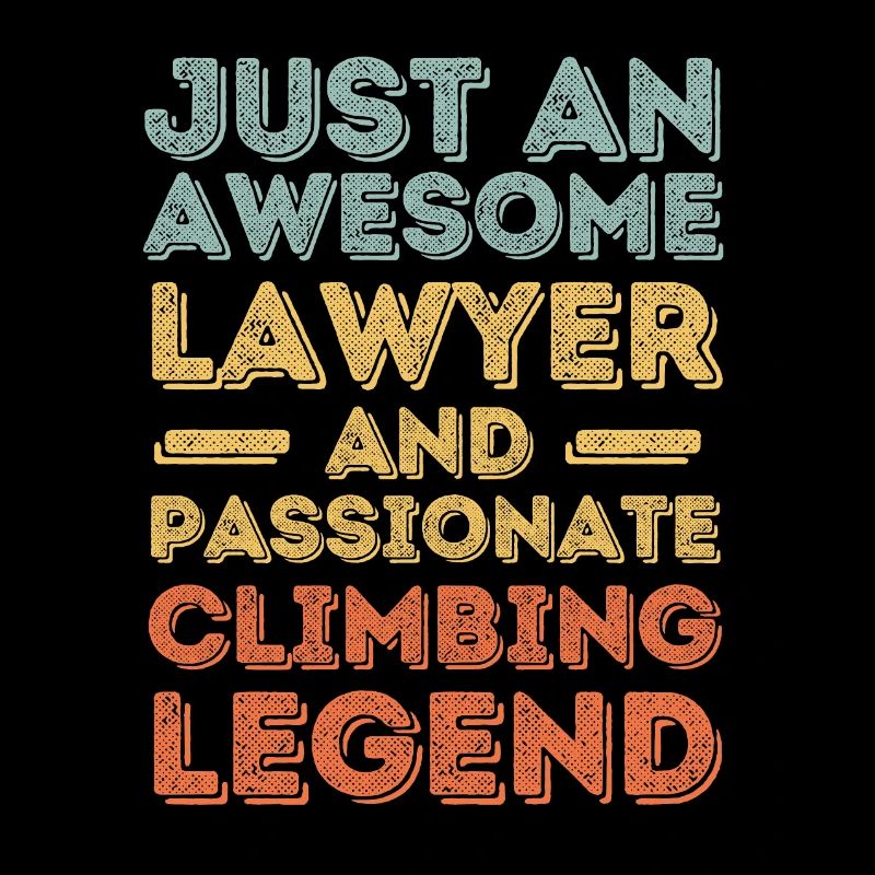 Lawyer climbing retro