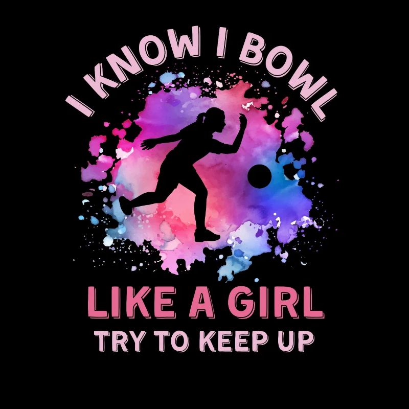 Frauen Bowling Mädchen