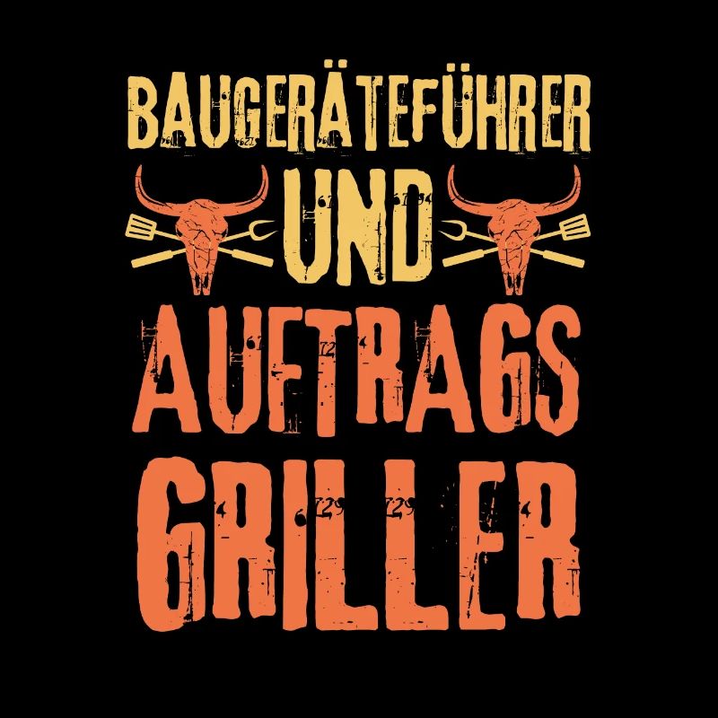 Baugeräteführer und Grillen