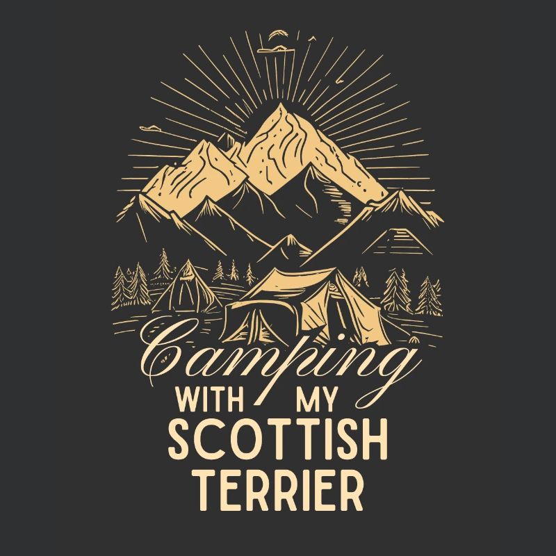 Scottish Terrier Camping