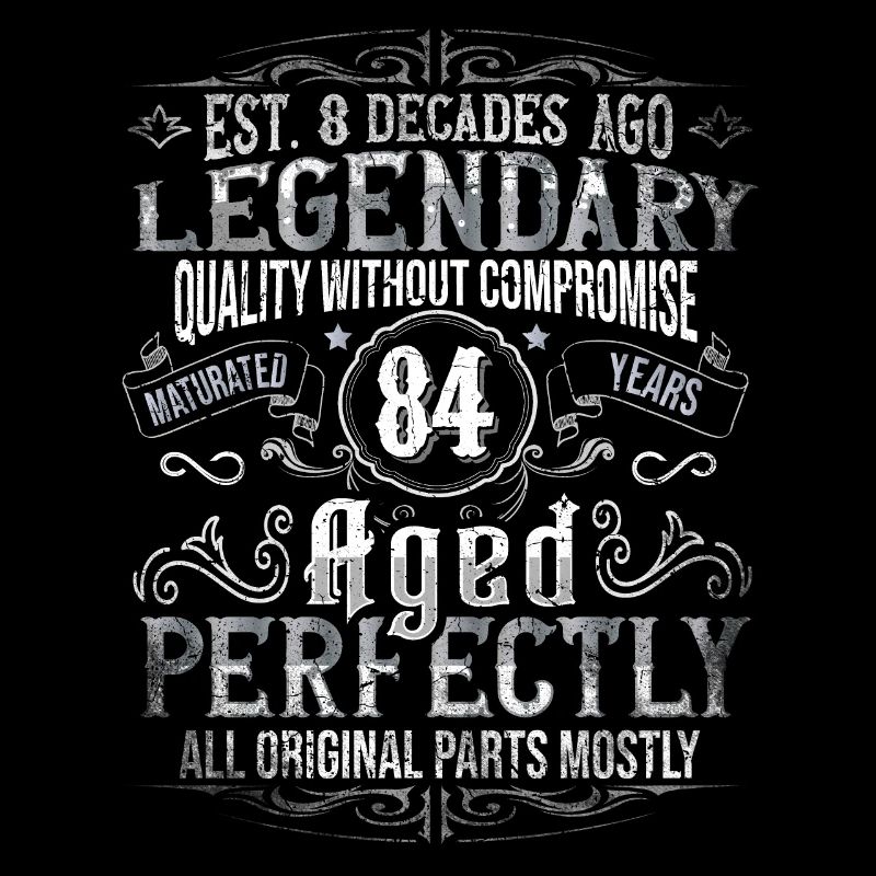 Legendary 84 years old gift for his 84th birthday