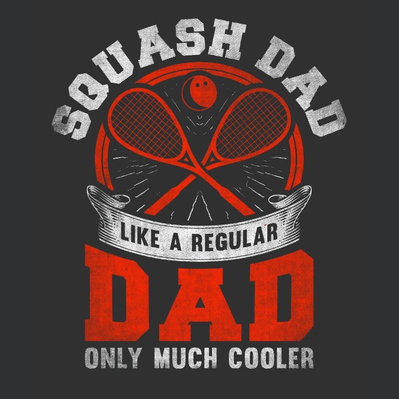 Cool Squash Dad Squash Player Father