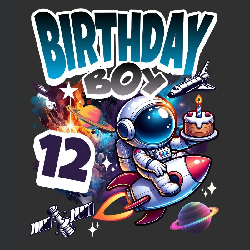 Astronaut 12th Birthday Space