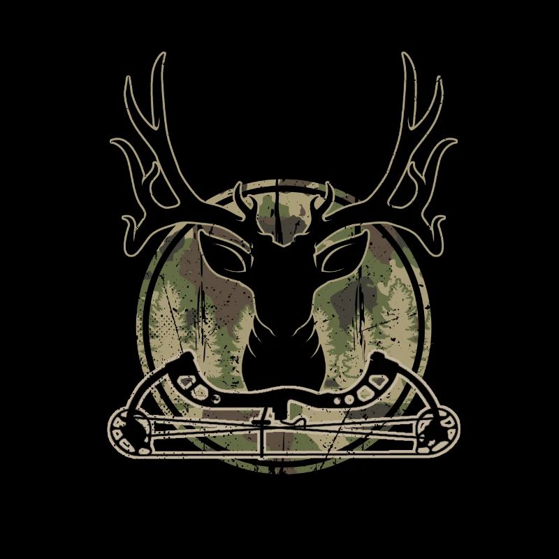 Deer Head Compound Bow Hunter Bow Arrow & Bow