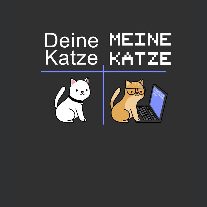 Nerd Informatiker mit Katze Geschenk IT Katzen