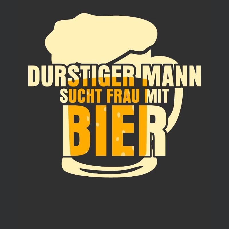 Bier Durstiger Mann Biertrinker
