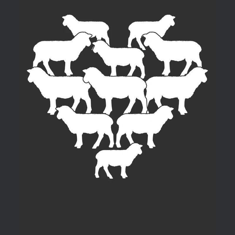 Schaf Schafe Herz Schäfchen
