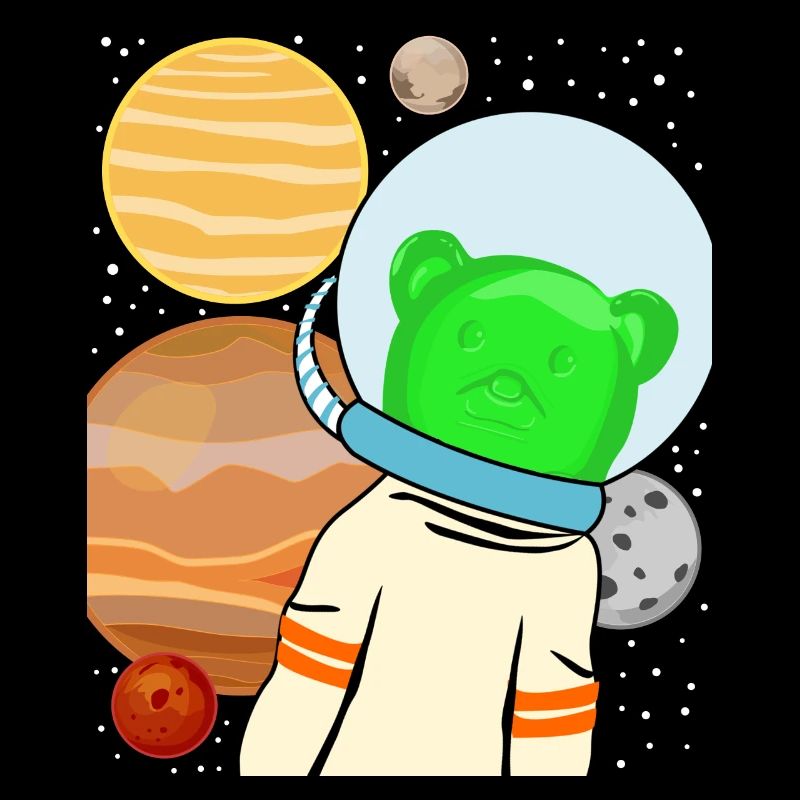 Gummy bears in space