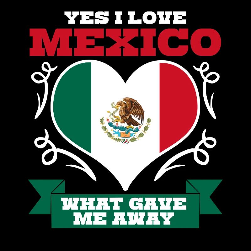 Mexico Heart Mexican Flag Mexicans