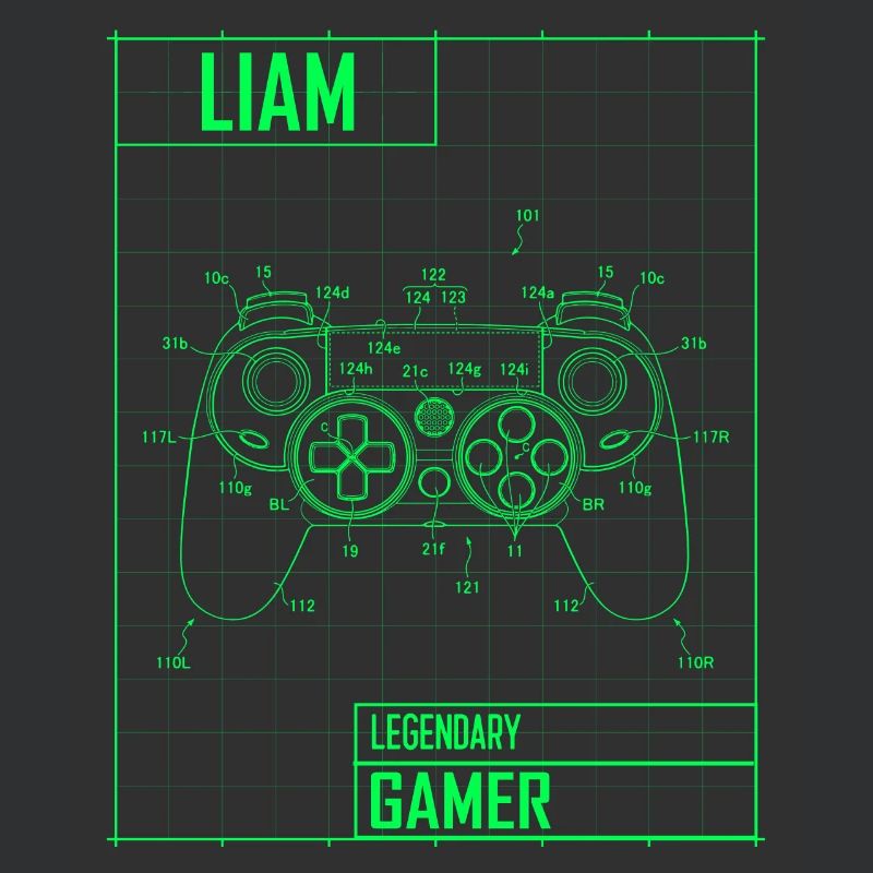 Liam Name Gift Personalized Legendary