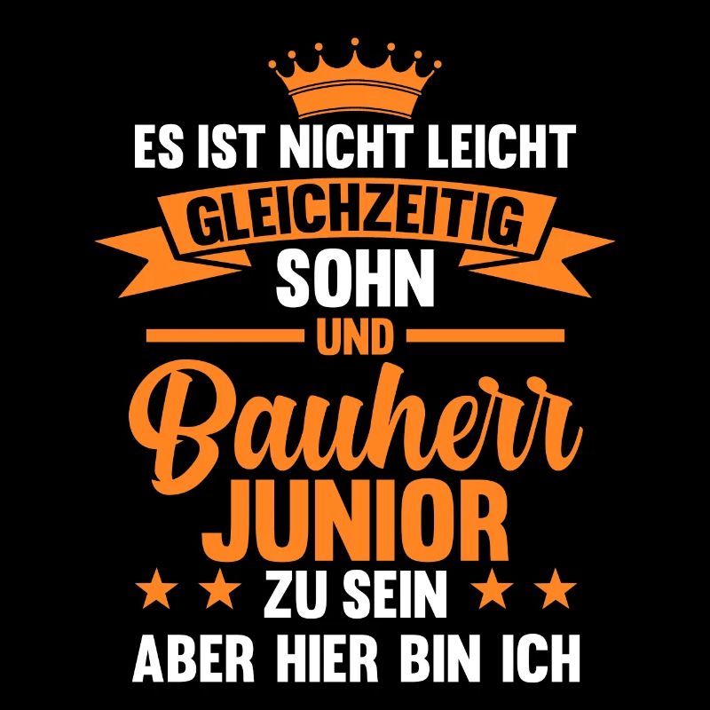 Chef Bauherr Junioren Hausbau Bauherr Junior