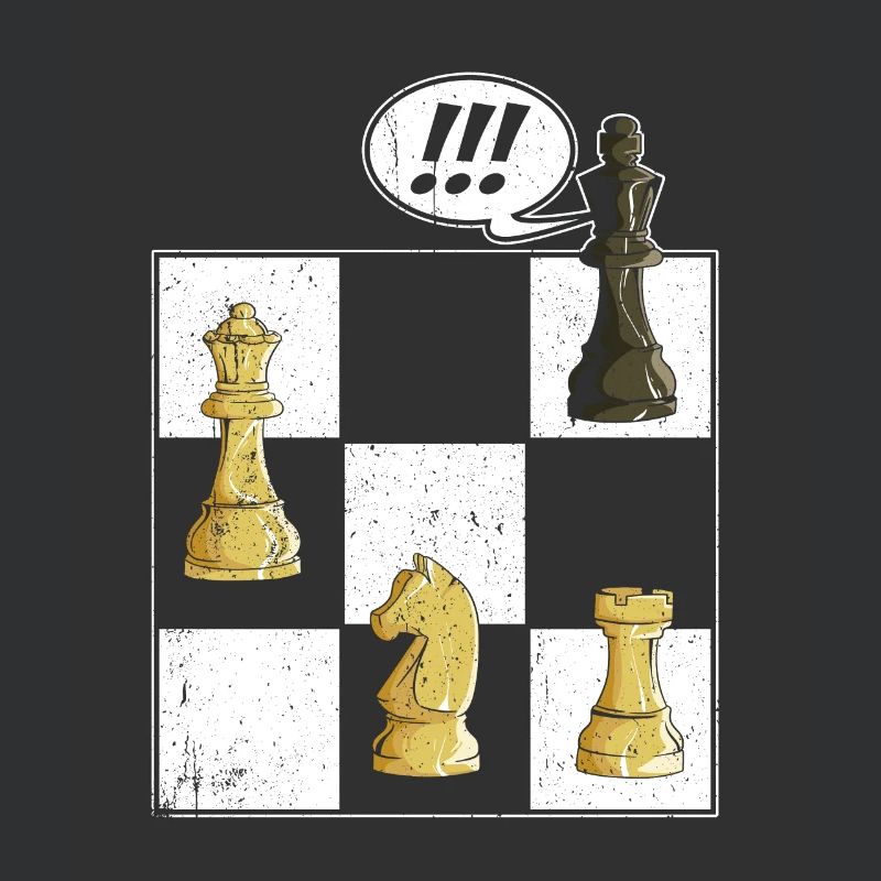 Jeu d’échecs Tshirt Chessboard Checkmate Chess