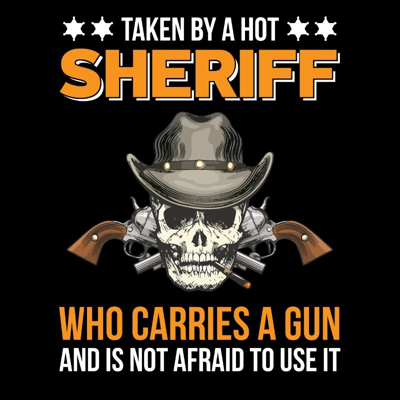 Sheriff with Revolver Badge Sheriffstern
