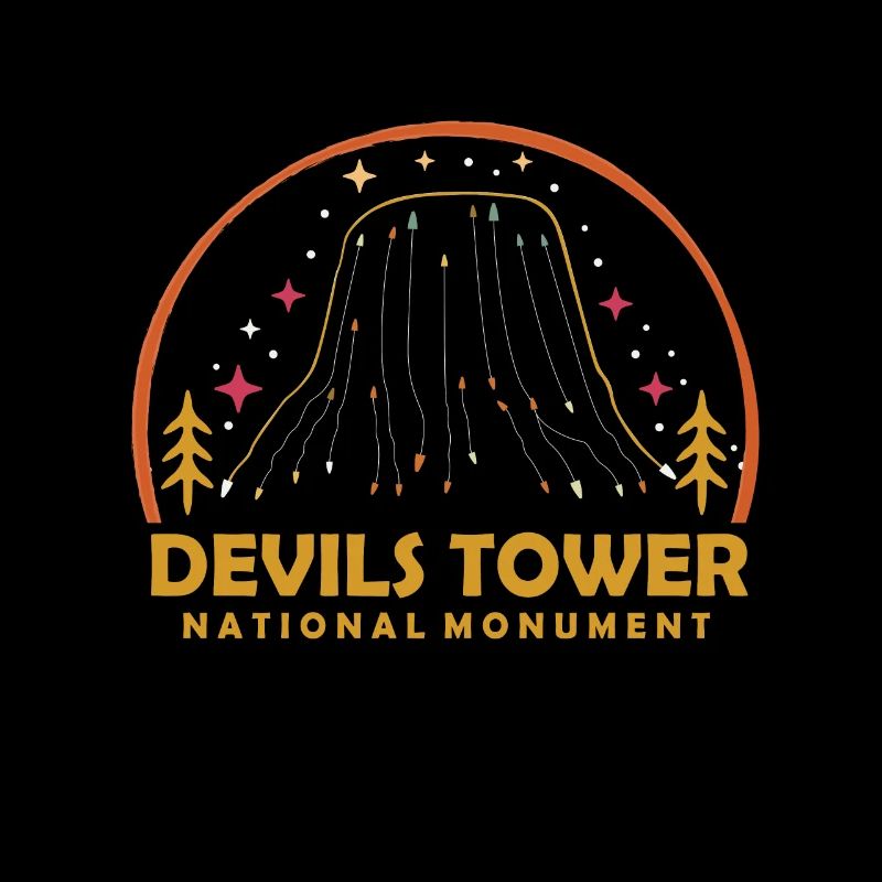 Devils Tower Wyoming Mountain National Monument Wall