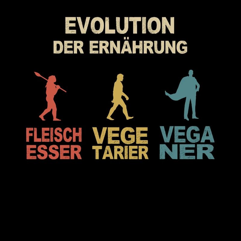 Vegan Veganer Veganismus Veggie Evolution Geschenk