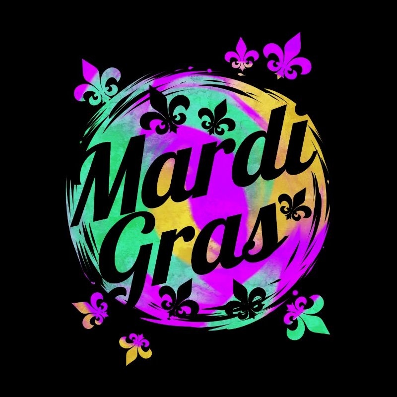 Logo Fleur De Lis pour Mardi Gras