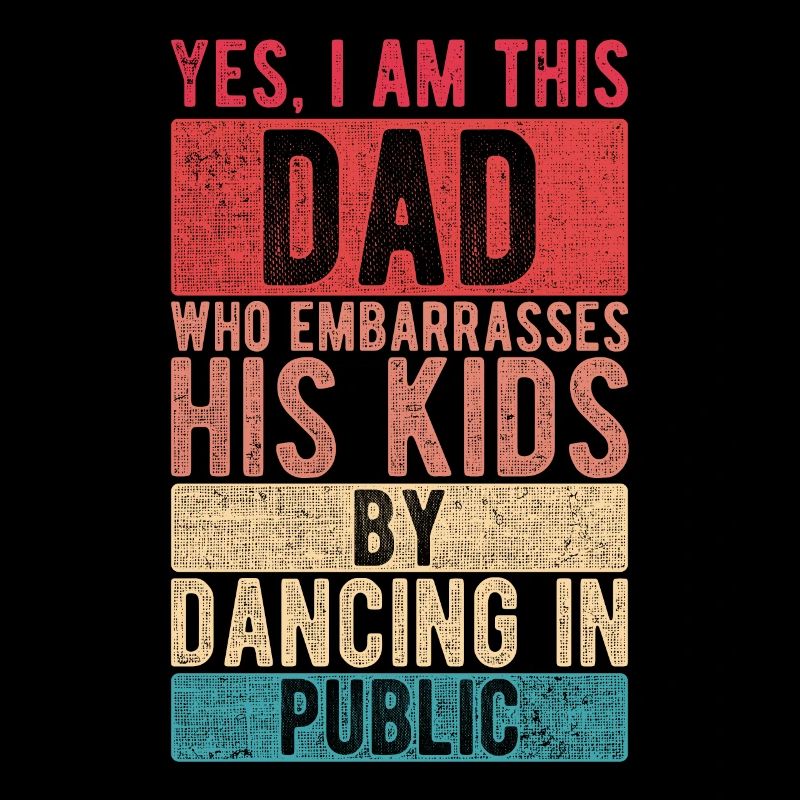 I Am This Dad Dancing Vatertag Papa Geschenk