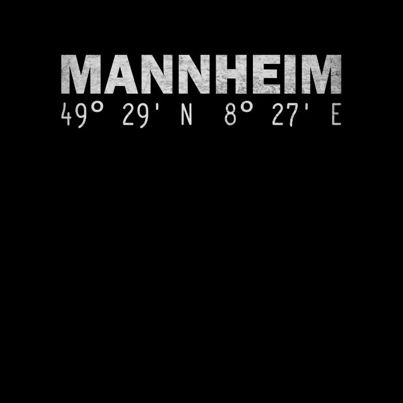 Mannheim Coordonnées GPS