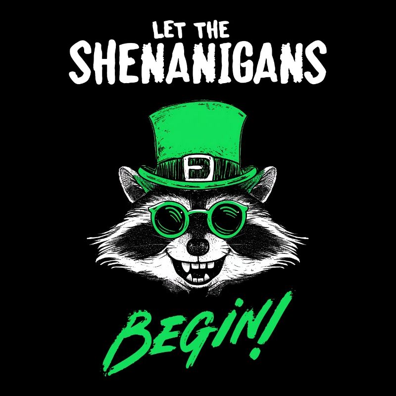 Let The Shenanigans Begin! Raccoon Irish
