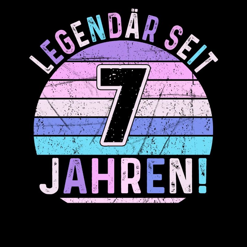 7 Jahre Geschenk 7. Geburtstag Junge Mädchen