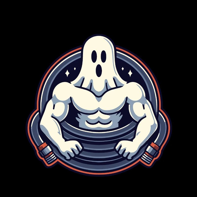 Musculation Ghost Drôle Gym Ghost